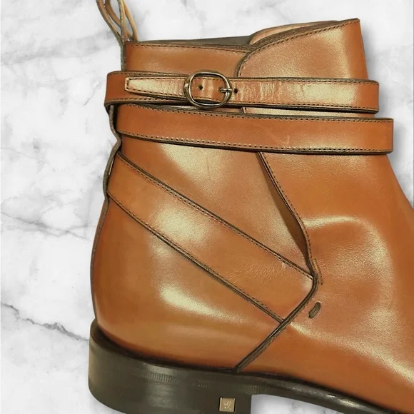 ** Sold** Louis Vuitton Premium Strap Boots - Picture 3 of 10